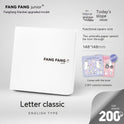 Square Paper Small White Note Girl Heart Diary