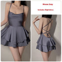 Underwear Pure Lace Slip Nightdress Outerwear Gown Homewear Suit