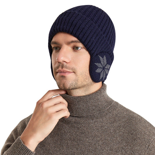 Thermal Knitting Woolen Cap Men's Fleece-lined Thickened Winter Trending Products