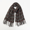 Men's And Women's Cashmere Plaid Tassel Scarf