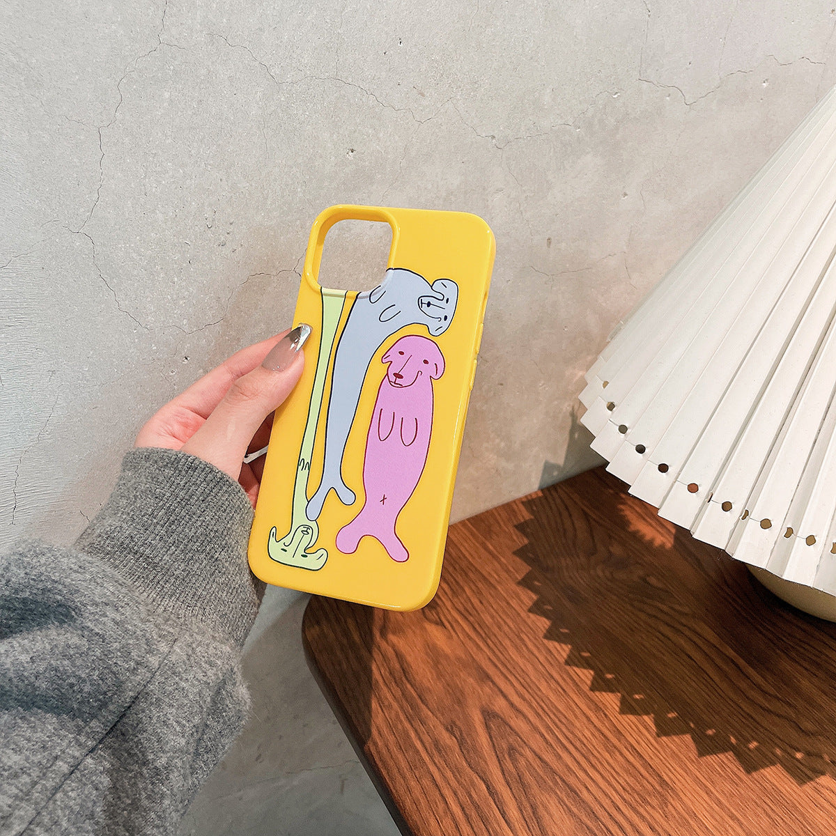 All-inclusive Anti-fall Cartoon Sausage Dog Phone Case