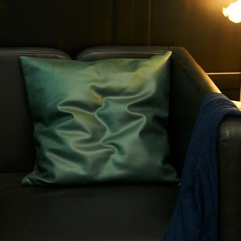 Soft Faux Leather Technology Cloth Sequin Pillowcase Modern Simplicity