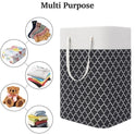 Waterproof Washing Basket Laundry Bag Storage Basket For Clothes Toy Storage 75L