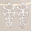 Retro Trendy Long Alien Design Earrings