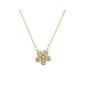 925 Sterling Silver Flowers Necklace For Women