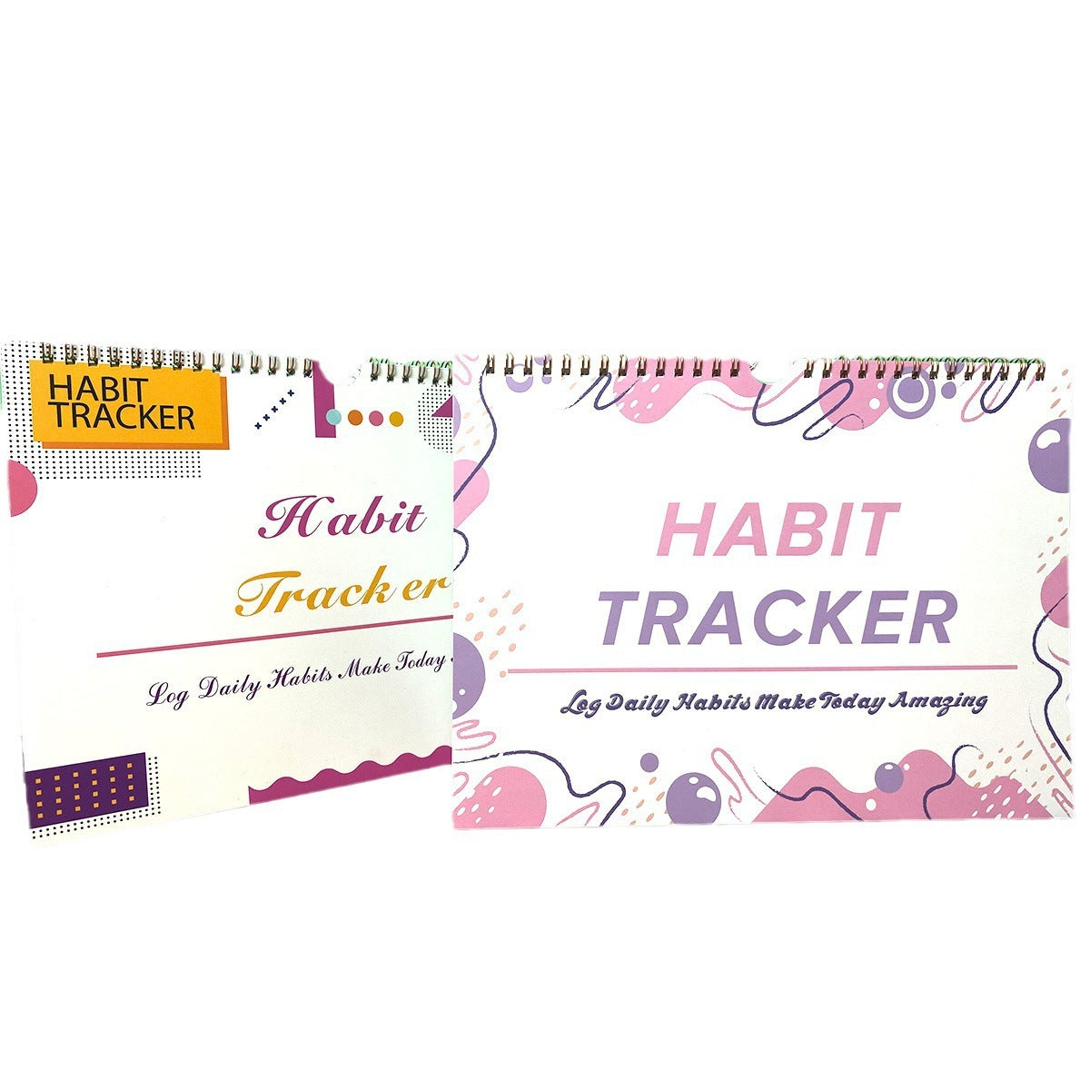 No Date English Habit Tracking Device Self-discipline Clock-in Schedule Record Planning