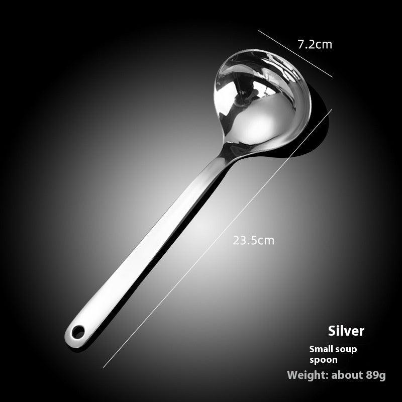 Stainless Steel Soup Ladle Household Kitchen Kitchenware Long Handle
