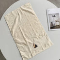 Dog Embroidery Water Absorbing Wash Towel