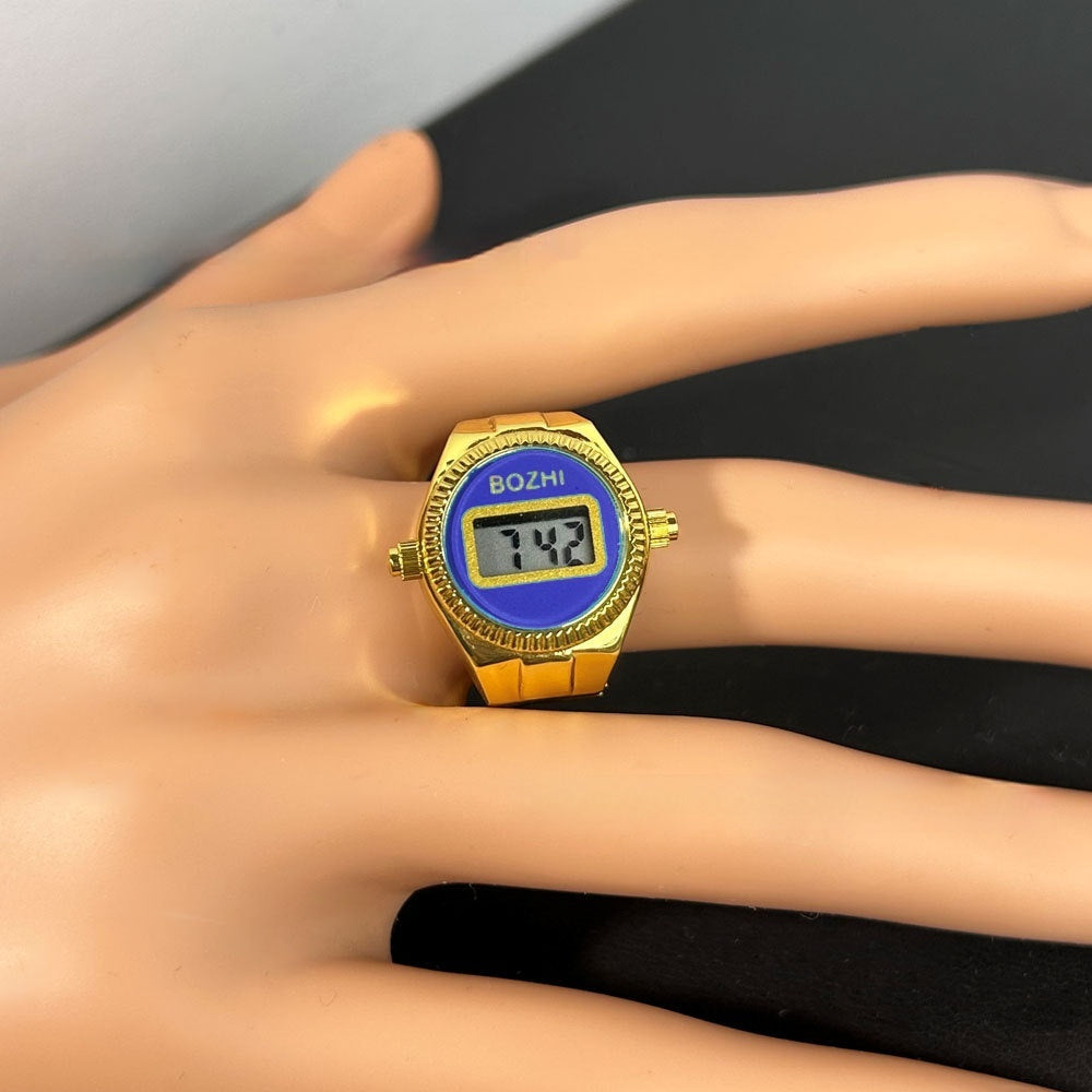 Women's Fashion Electronic Watch Mini Ring Watch