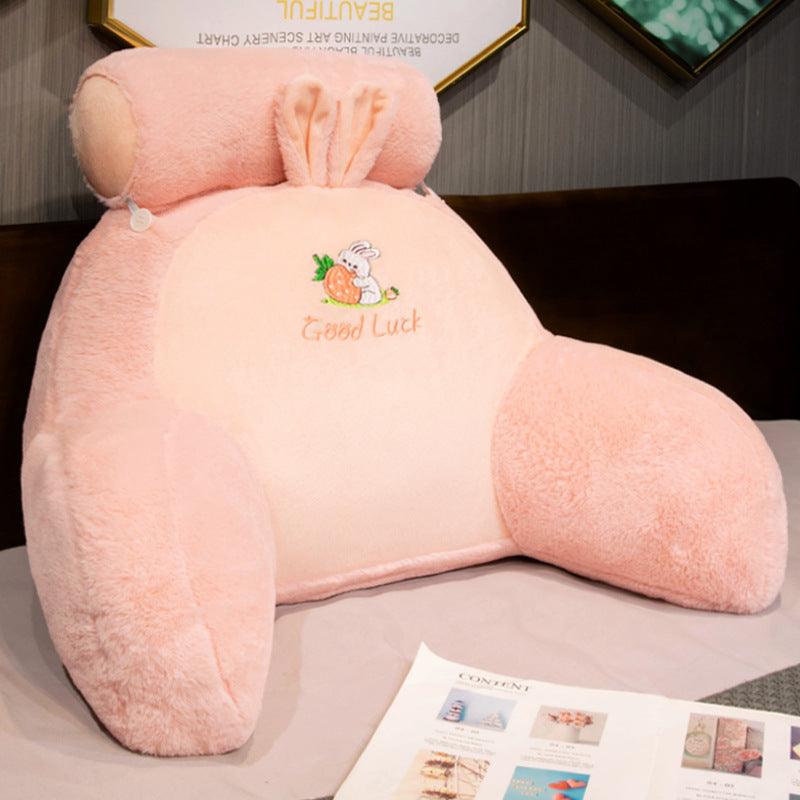 Ice Bean Latex Pillow Bedside Cushion Soft Bag