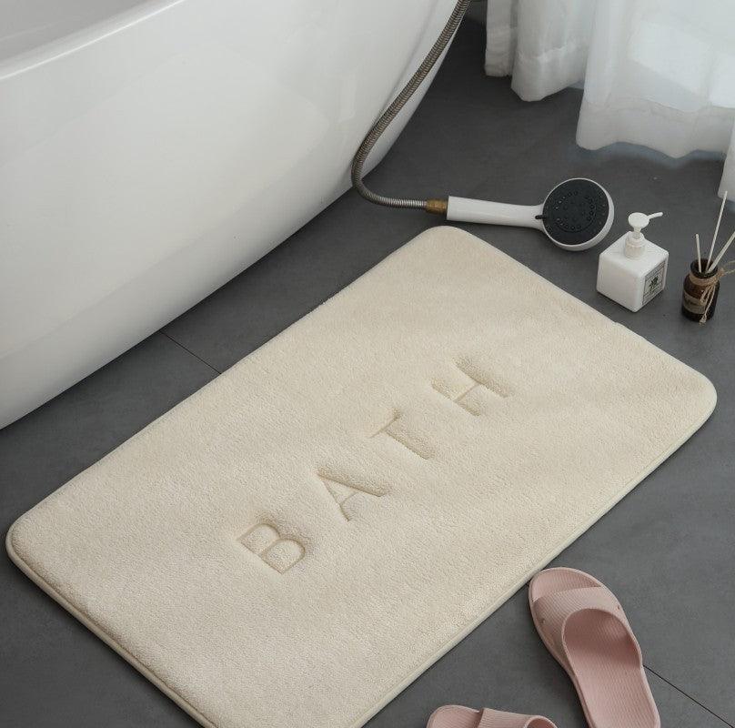Cross-border Memory Foam Floor Mat Bathroom Bathroom Coral Fleece