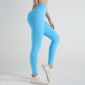 Outdoor V-waist Peach Hip Raise Seamless Sports Leggings