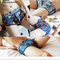 Men's Underwear Cotton Breathable Mid Waist Boxer Briefs