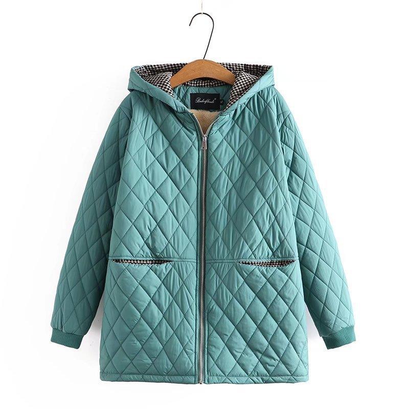 Plus Size Women's Cotton-padded Coat