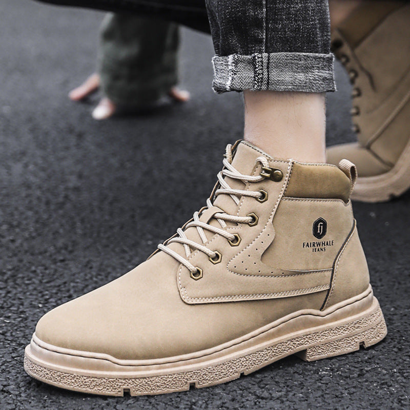 DroKorean Style Trendy High-top Men's Shoes