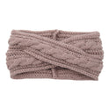 European And American Knitting Twist Cross Wool Hair Band