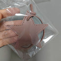 Leather Five-pointed Star Keychain Pendant Bag Ornament