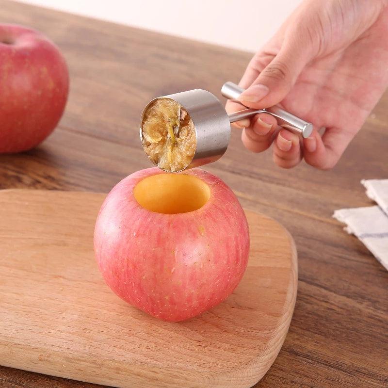 Stainless Steel Apples Rice Mold Stewed Rock Sugar Pear Large Core Puller Fruit Core Hole Digger Remover Kitchen Gadgets
