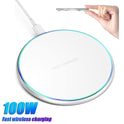 White Aluminum Alloy Ultra Fast Wireless Charger