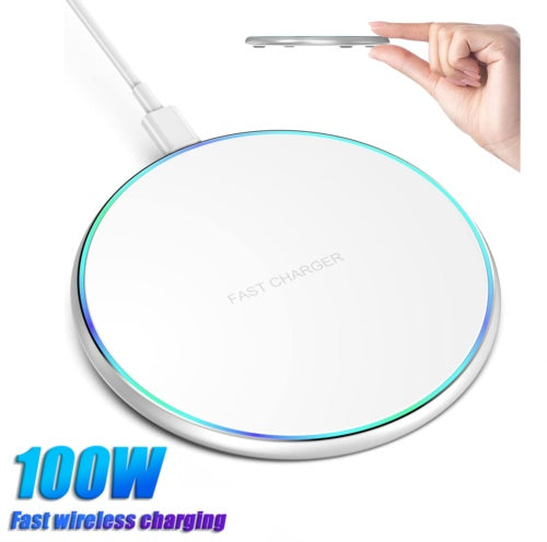 White Aluminum Alloy Ultra Fast Wireless Charger