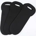 Black Rubber Wine Bottle Cover Simple