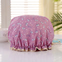 Double-layer Waterproof Shower Cap Disposable Hair