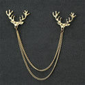 Fashion Simple Men's Chain Rudder Brooch