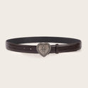 Metal Heart Snap Vintage Women's Belt