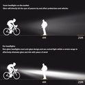 Bicycle Bike LED Front Light 4000mAh Headlight Lamp USB Rechargeable Flashlight