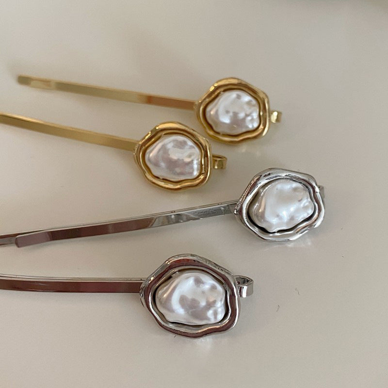 High-grade Irregular Shaped Pearl Fashion Hairpin