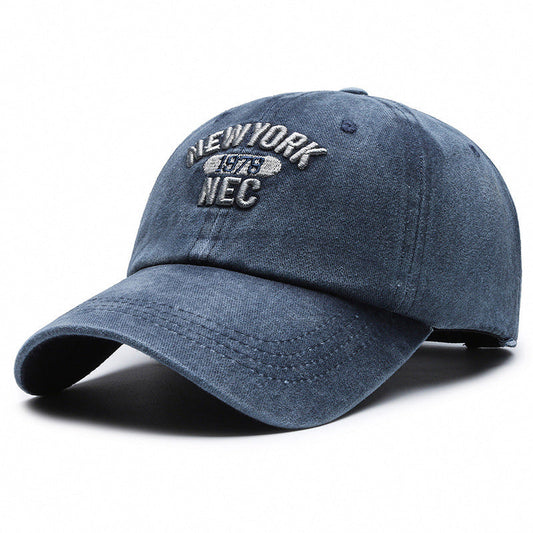 Paste Cloth Embroidery Three-dimensional Letter Baseball Cap Men