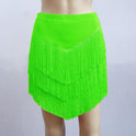 Women's SkirtLatin Dance Tassel Skirt For Women's Adult Short Skirt
