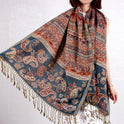 New Cashew Jacquard Air Conditioning Sunscreen Travel Shawl For Women