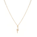 Women's Fashion Alloy Mini Lightning Pendant Necklace
