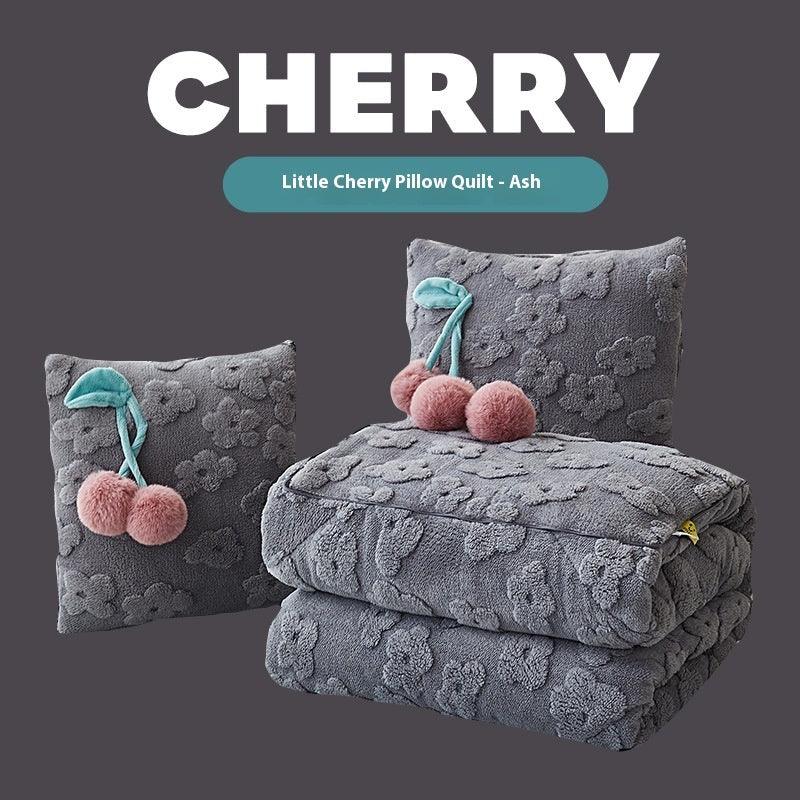 Girls' Two-in-one Plush Nap Thickened Pillow And Blanket