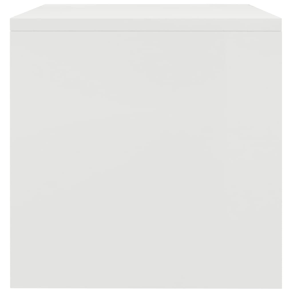 vidaXL Bedside Cabinet White 40x30x30 cm Engineered Wood