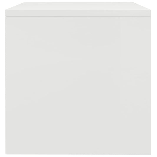 vidaXL Bedside Cabinet White 40x30x30 cm Engineered Wood