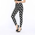 Women's Fashion Double-sided Brushed English Letters Nine-quarter Pants