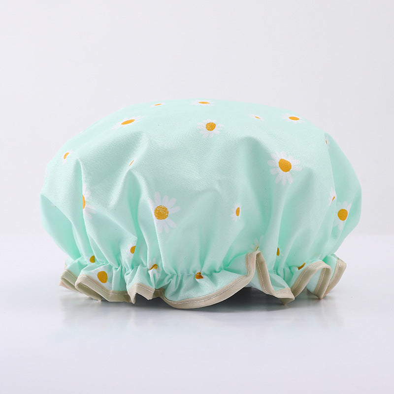Double-layer Waterproof Shower Cap Disposable Hair