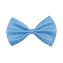 Simple Solid Color Bow Pet Collar