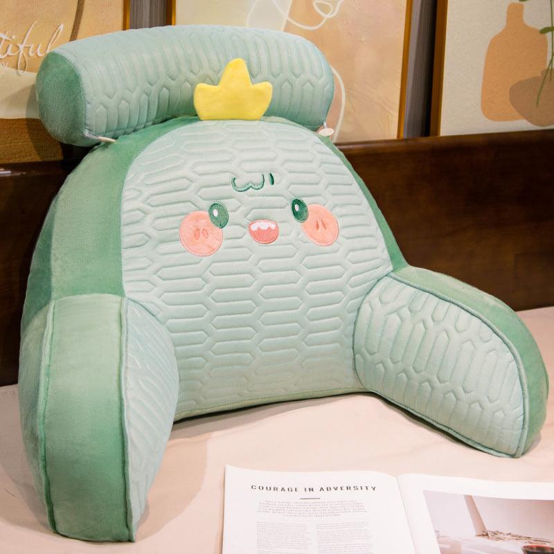 Ice Bean Latex Pillow Bedside Cushion Soft Bag