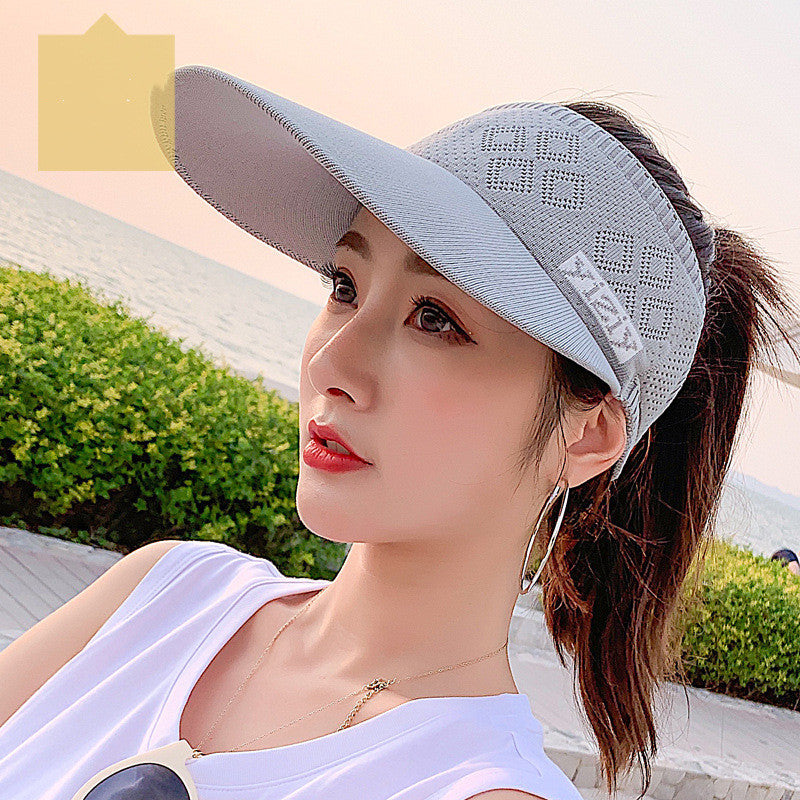 Breathable Visor With Long Eaves Is Fashionable