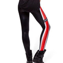 Women's Digital Printed Striped Skinny Leggings