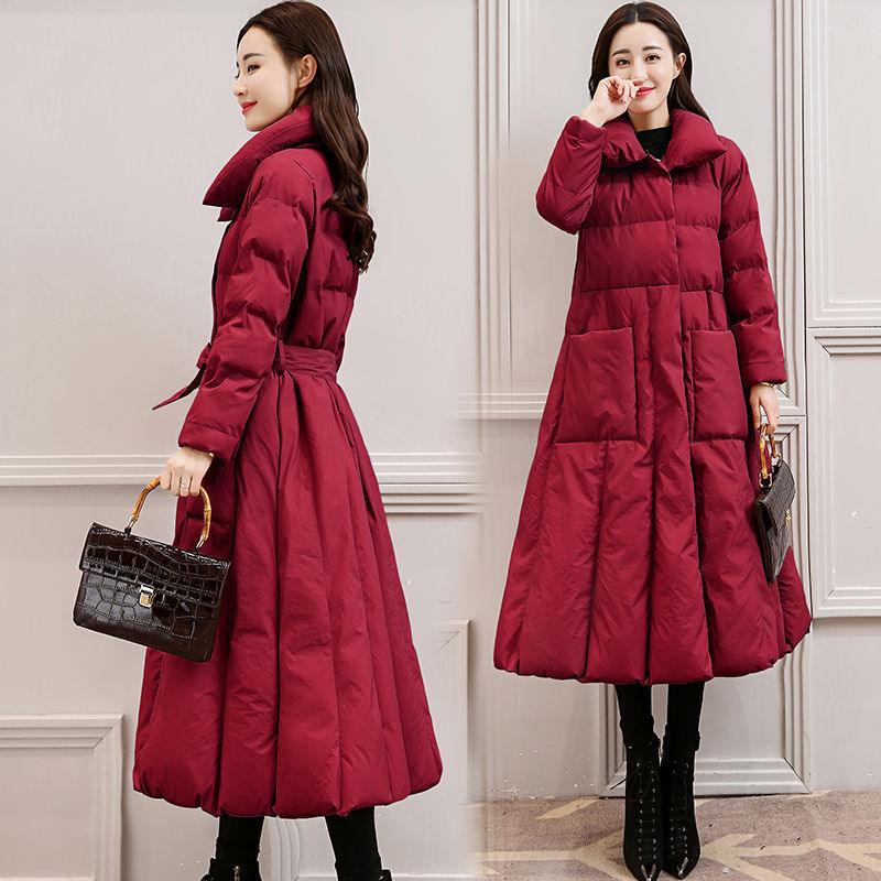 Women's Cotton-padded Clothes Mid-length Loose Bf Down Cotton Jacket Coat