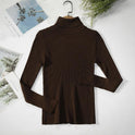 Bottoming Shirt Women's Long-sleeved Pullover All-match Slim-fitting Tight-fitting Sweater