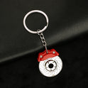 Home Rotating Brake Disc Shape Keychain