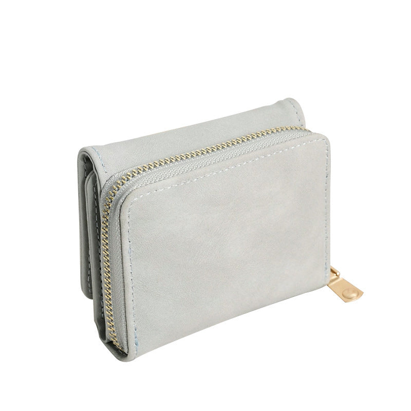 Women's Simple Fashion Personality Frosted Wallet