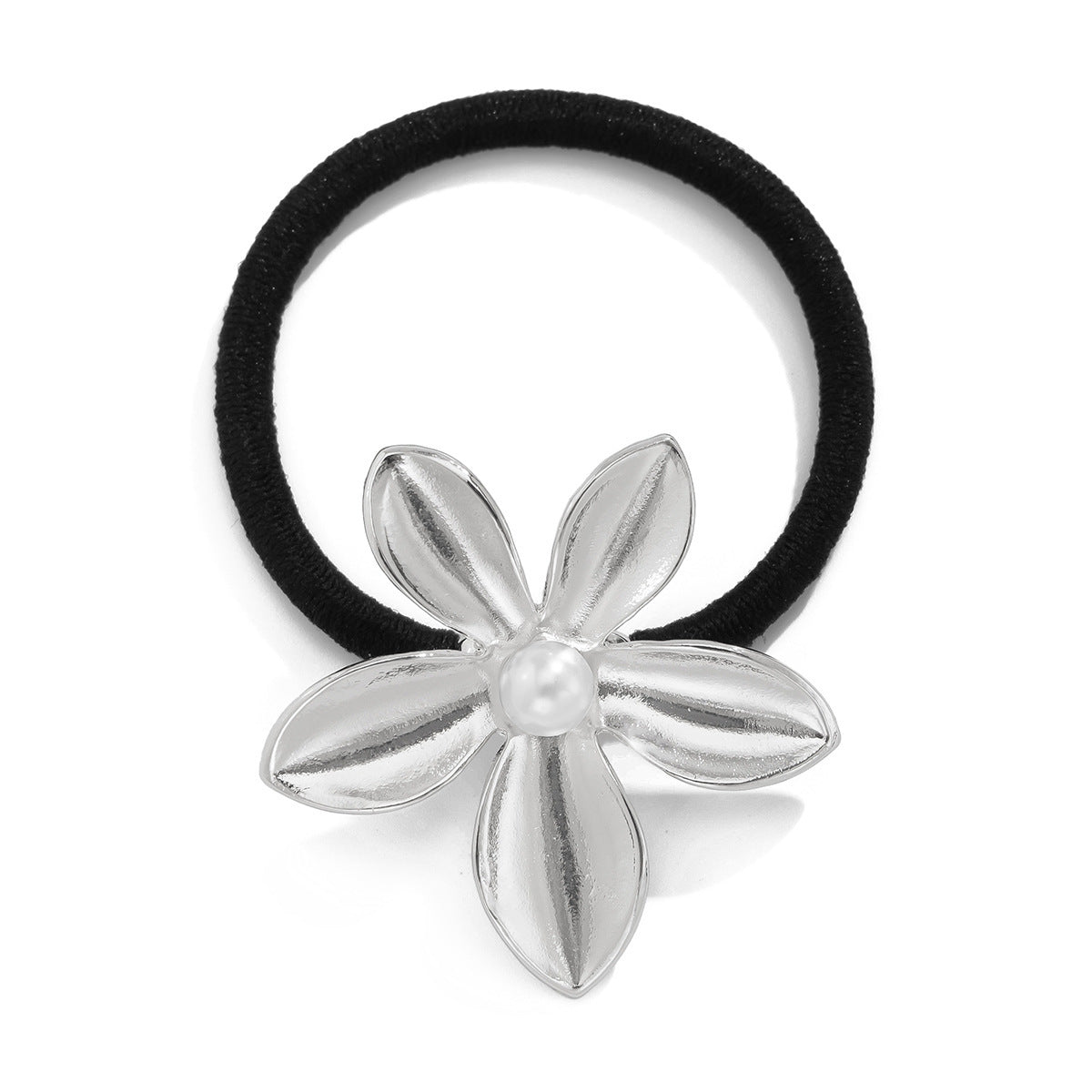 Five-petal Flower Alloy Hair Accessories Stylish Glossy