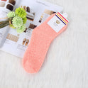 Solid Color Thick Warmth Floor Socks