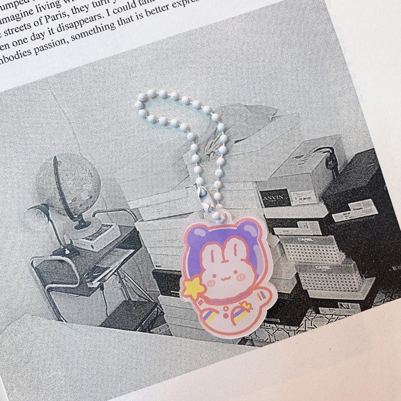 ins cartoon pencil case cute astronaut double-layer pencil case